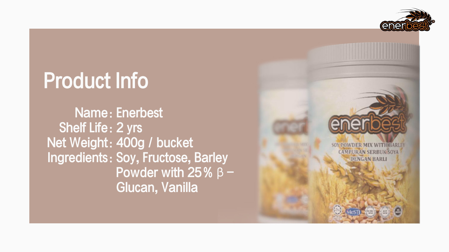 Enerbest product details