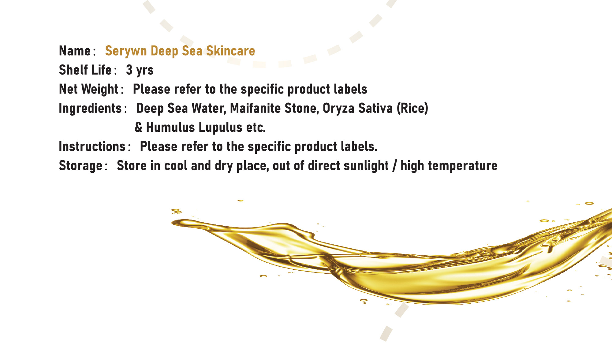 skincare product details